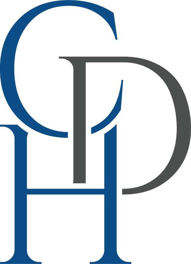 CDH Law PLLC grey and blue logo